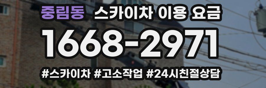 중림동 스카이차 이용 요금