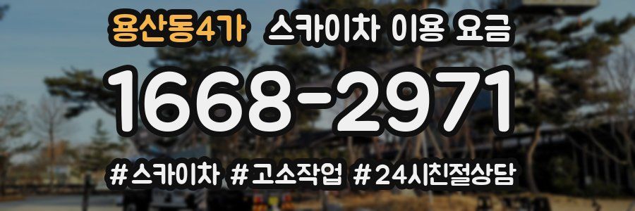 용산동4가 스카이차 이용 요금