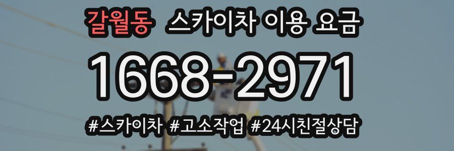 갈월동 스카이차 이용 요금