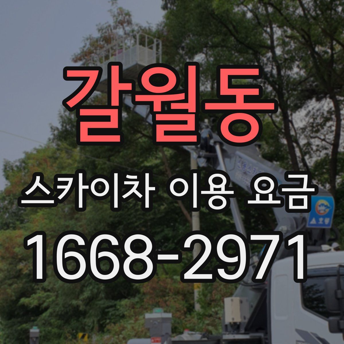 갈월동 스카이차 이용 요금