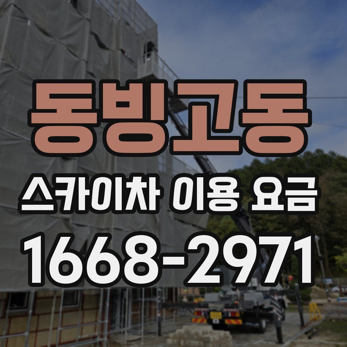 동빙고동 스카이차 이용 요금 비교할 때 확인할 점
