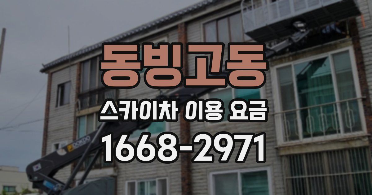 동빙고동 스카이차 이용 요금
