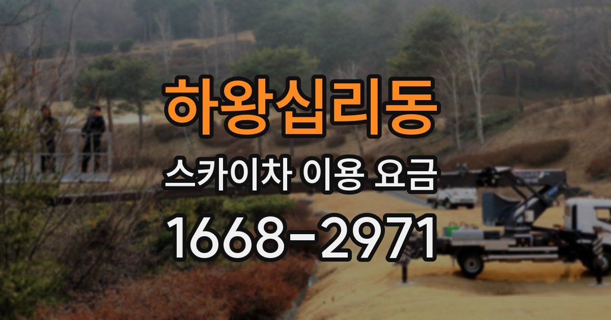 하왕십리동 스카이차 이용 요금
