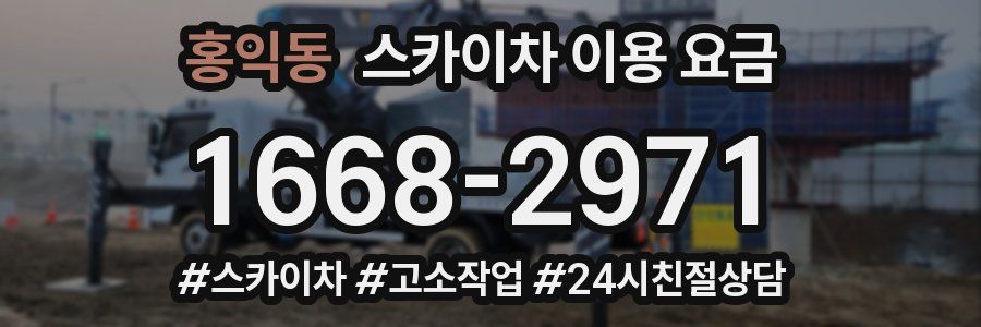 홍익동 스카이차 이용 요금