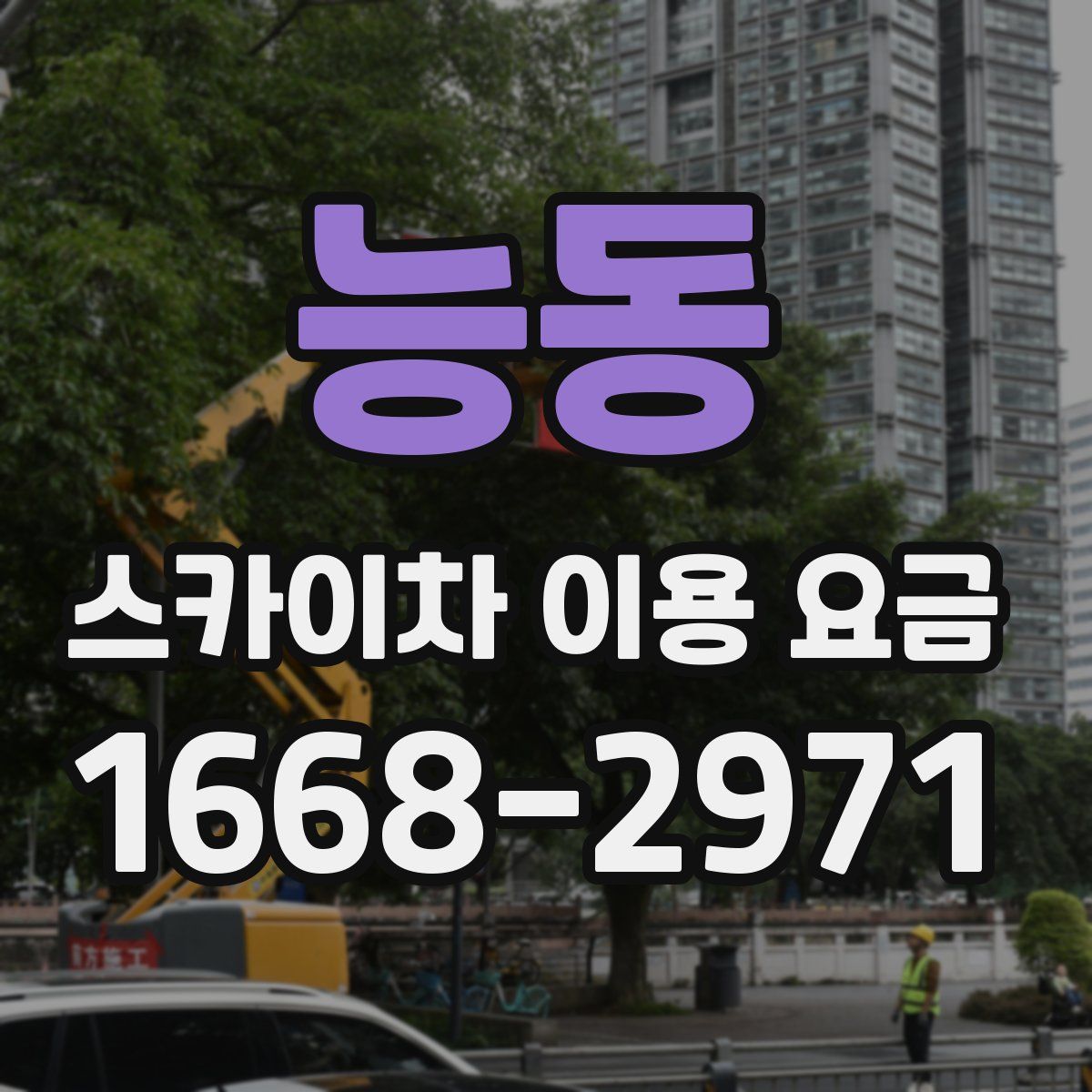 능동 스카이차 이용 요금