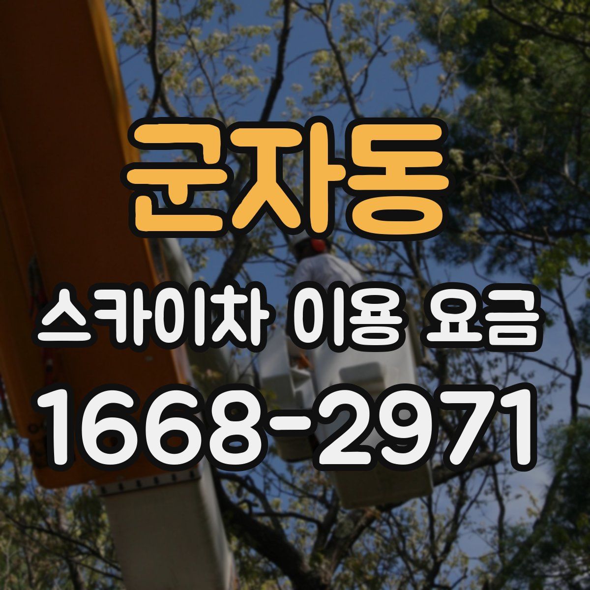 군자동 스카이차 이용 요금