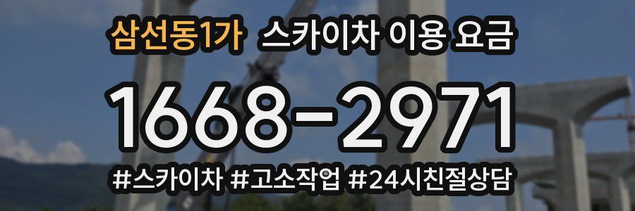 삼선동1가 스카이차 이용 요금