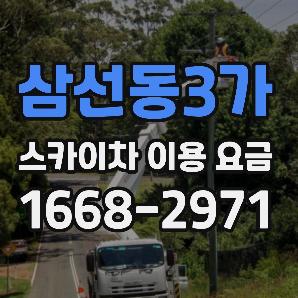 삼선동3가 스카이차 이용 요금