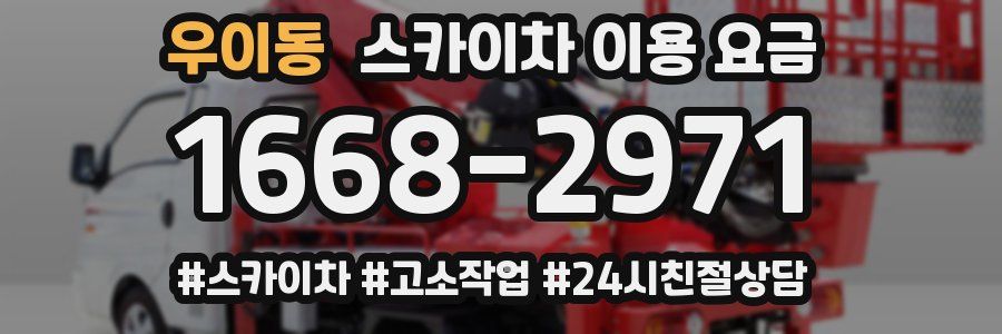 우이동 스카이차 이용 요금