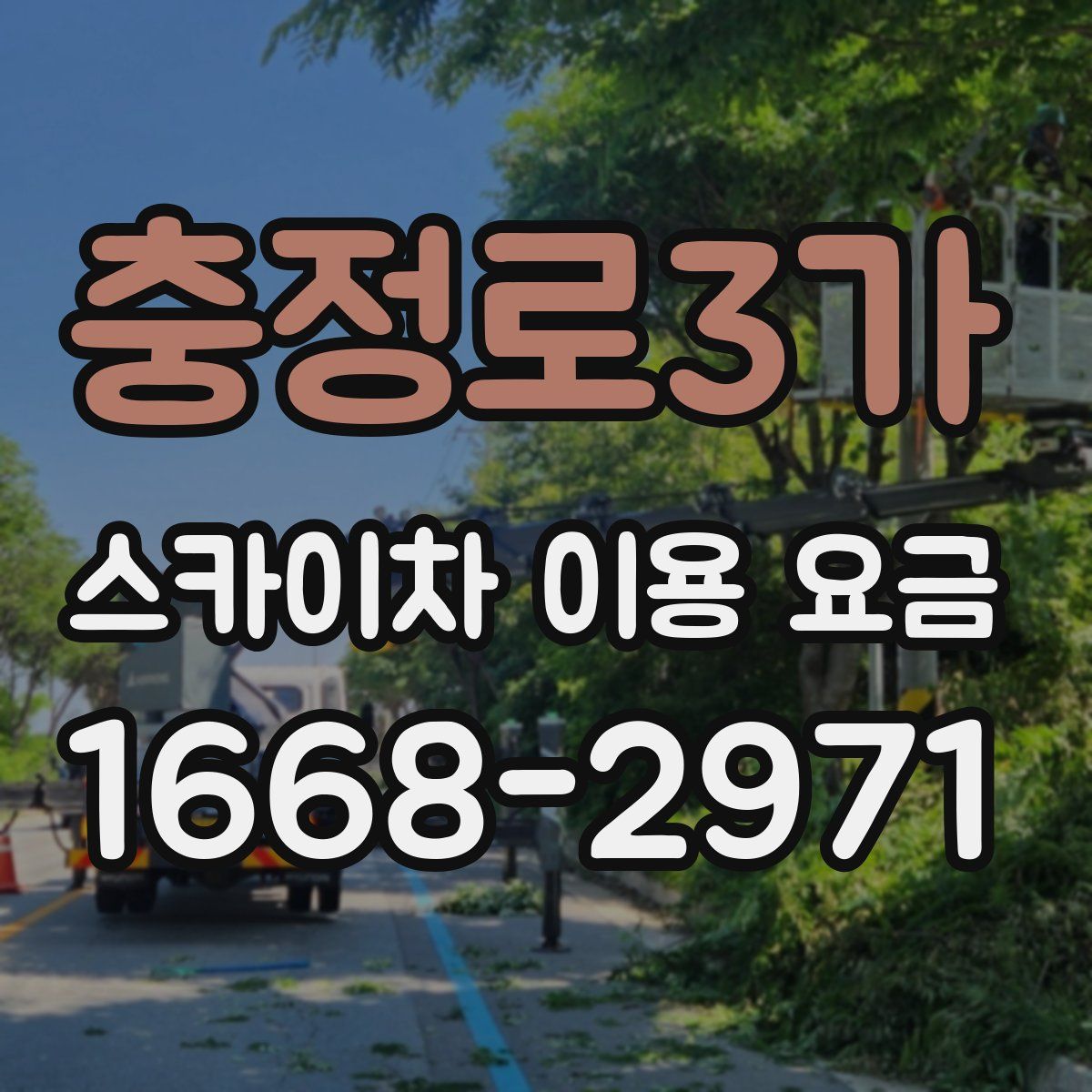 충정로3가 스카이차 이용 요금
