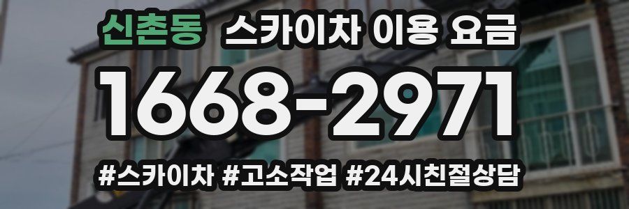 신촌동 스카이차 이용 요금