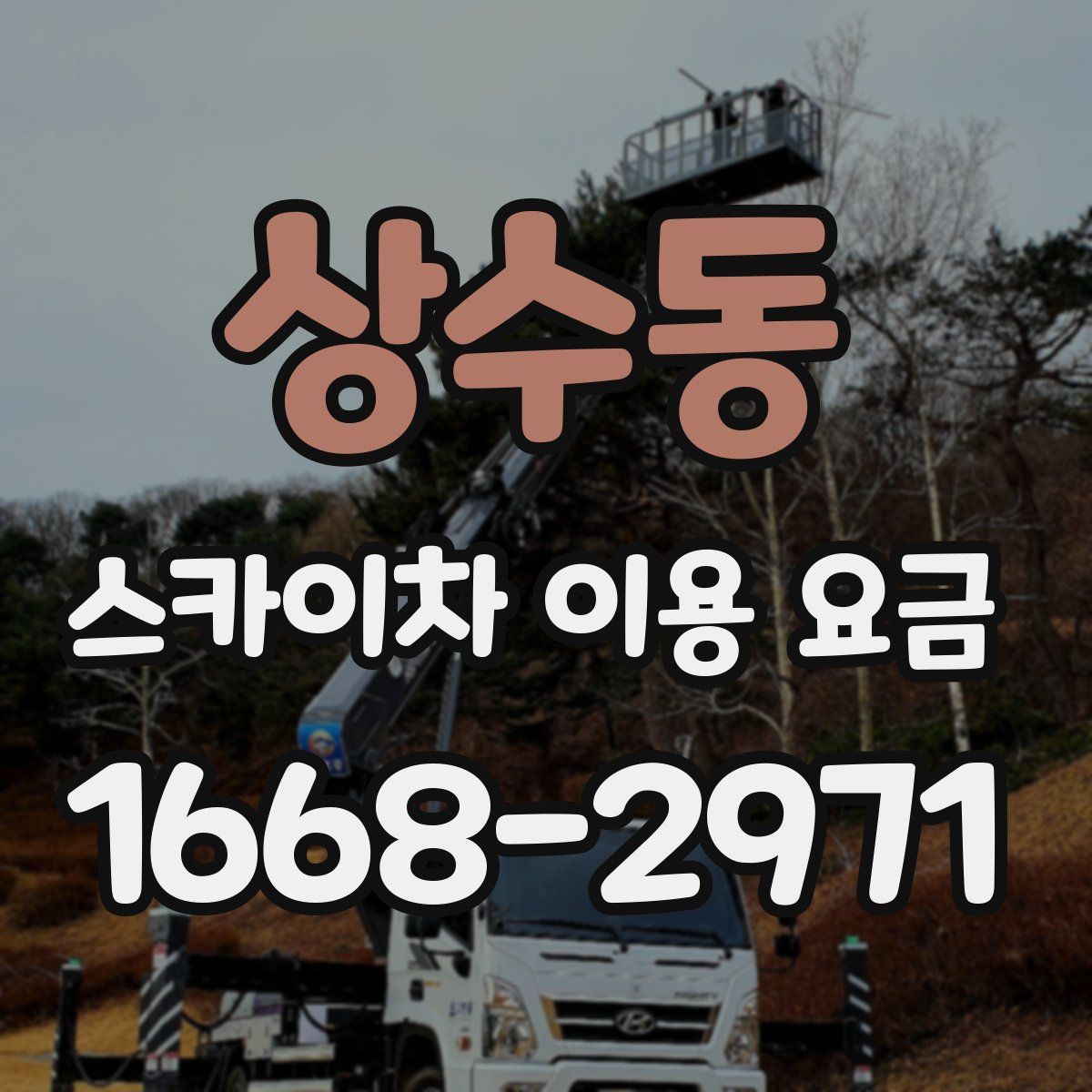 상수동 스카이차 이용 요금