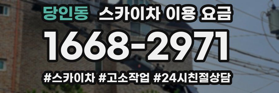당인동 스카이차 이용 요금