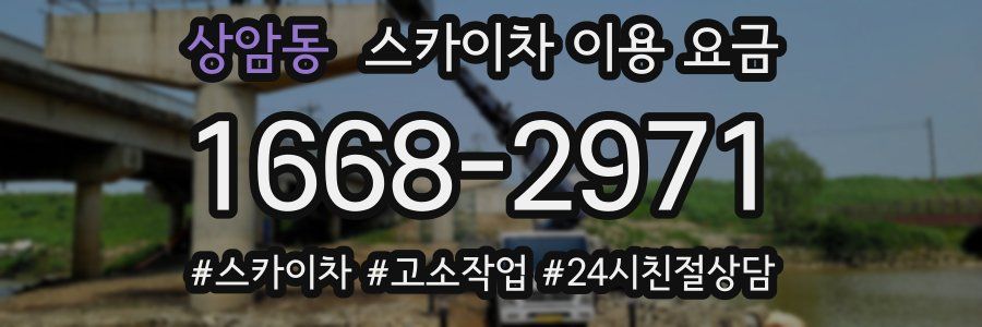 상암동 스카이차 이용 요금