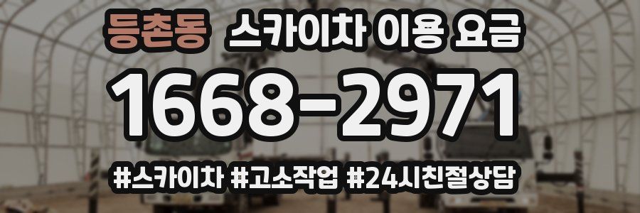 등촌동 스카이차 이용 요금