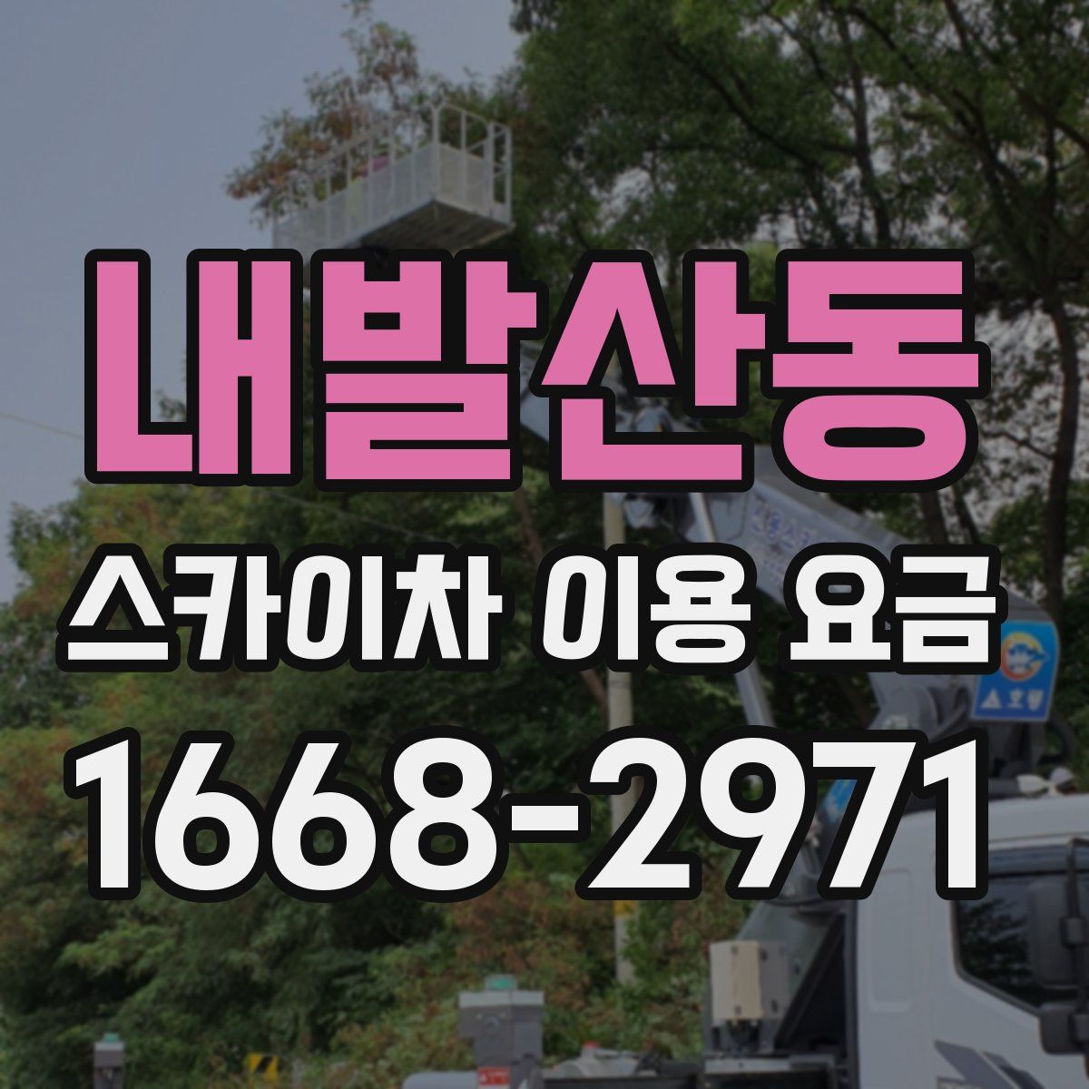 내발산동 스카이차 이용 요금