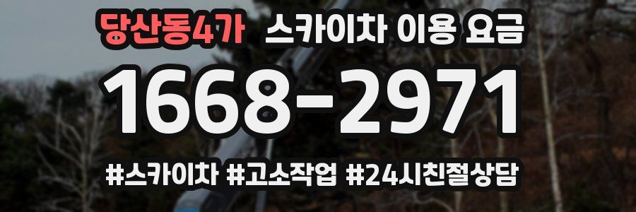 당산동4가 스카이차 이용 요금