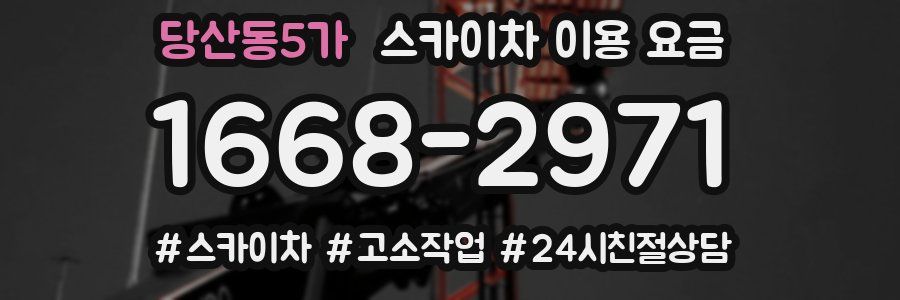 당산동5가 스카이차 이용 요금