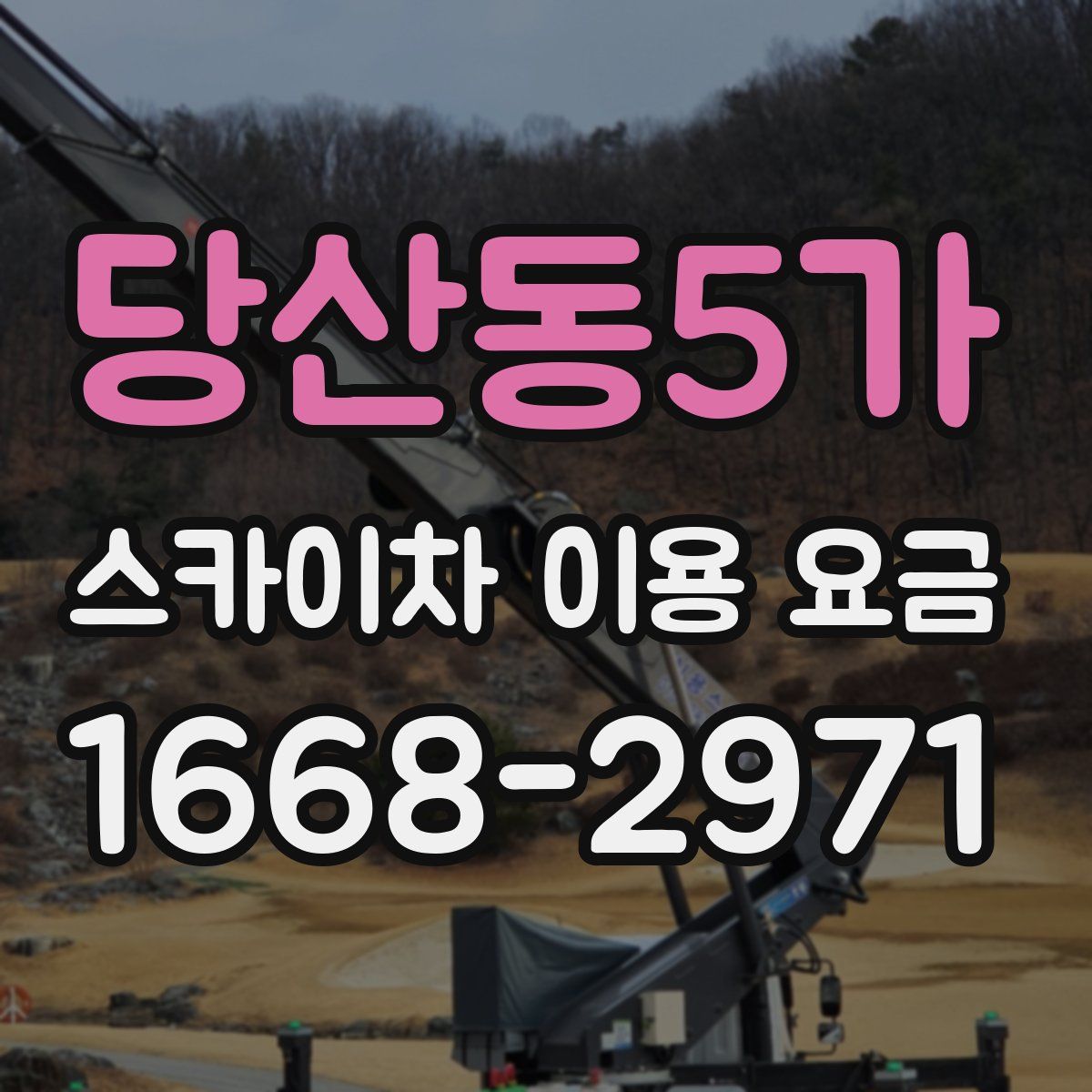 당산동5가 스카이차 이용 요금