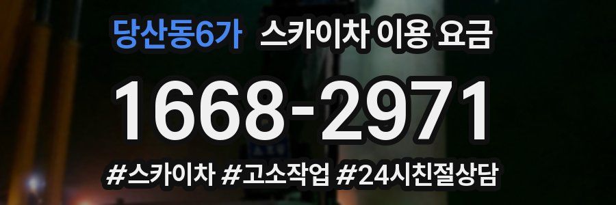 당산동6가 스카이차 이용 요금