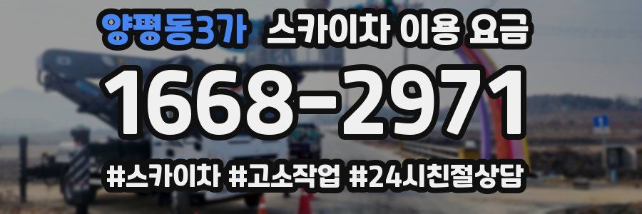 양평동3가 스카이차 이용 요금