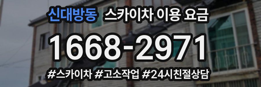 신대방동 스카이차 이용 요금