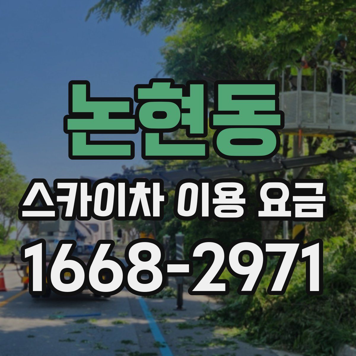 논현동 스카이차 이용 요금