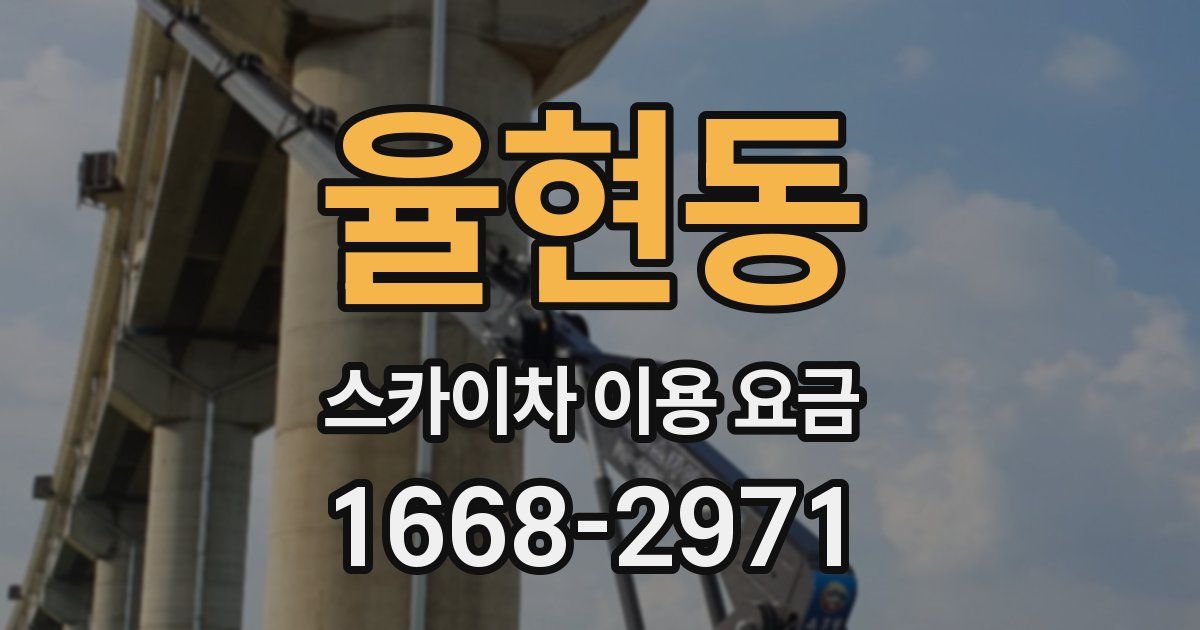 율현동 스카이차 이용 요금