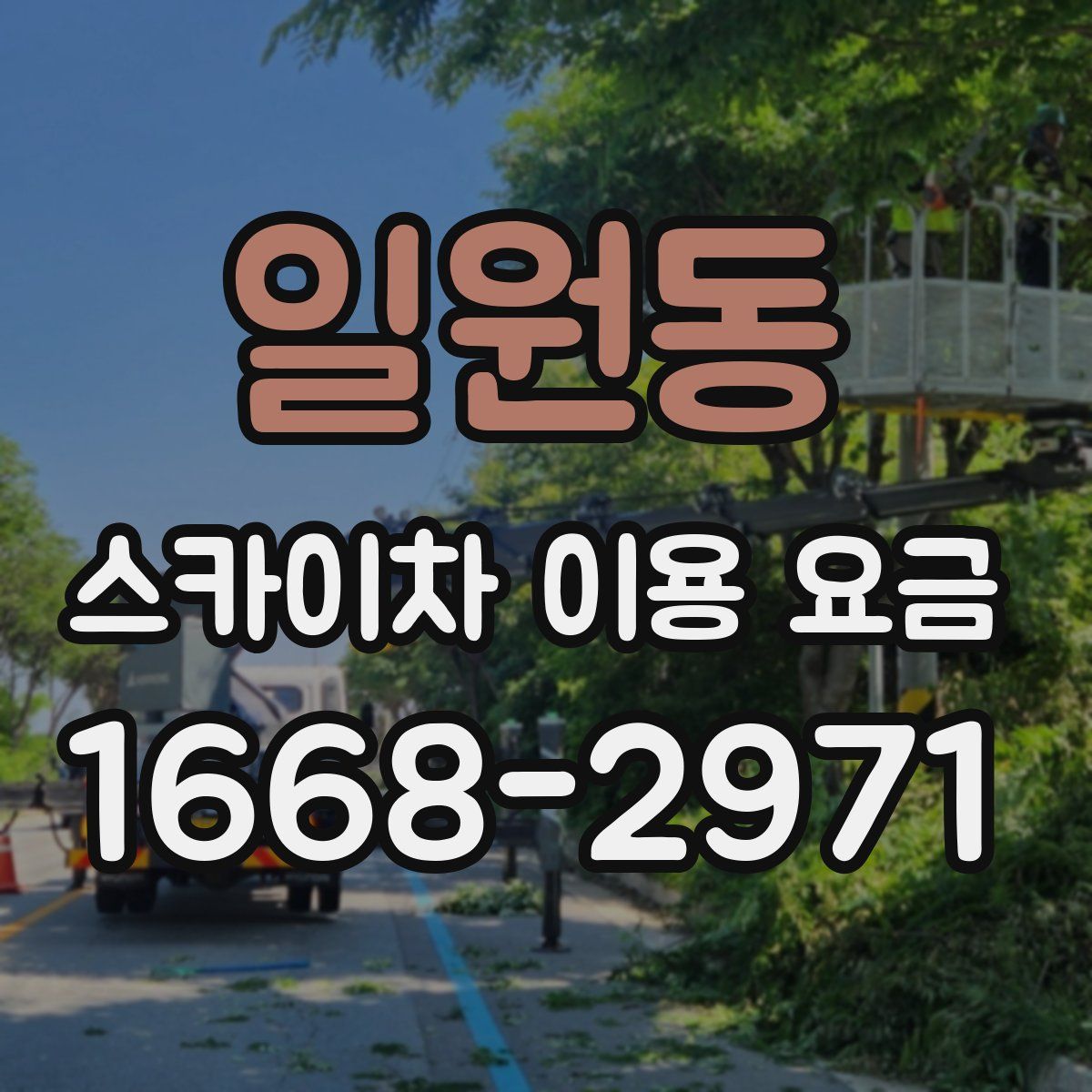 일원동 스카이차 이용 요금