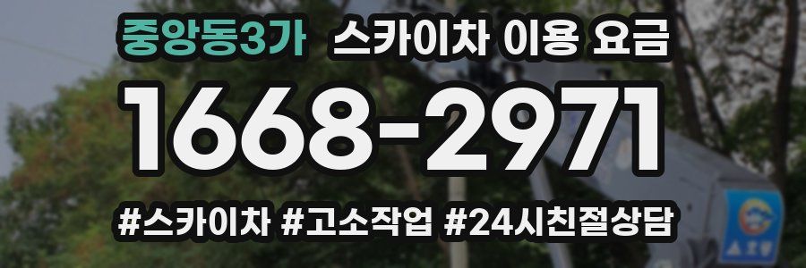 중앙동3가 스카이차 이용 요금