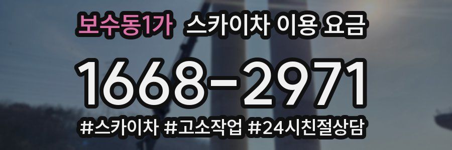 보수동1가 스카이차 이용 요금