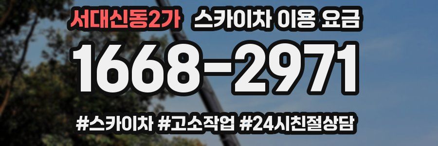 서대신동2가 스카이차 이용 요금