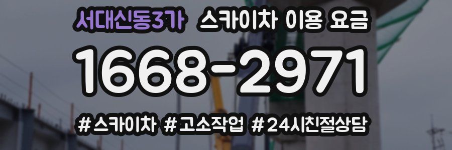 서대신동3가 스카이차 이용 요금