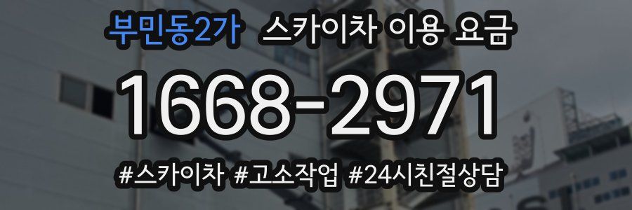 부민동2가 스카이차 이용 요금
