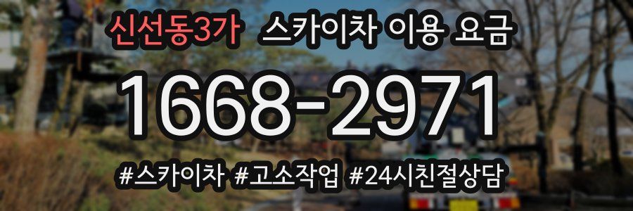 신선동3가 스카이차 이용 요금