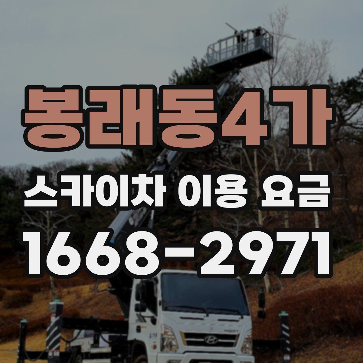 봉래동4가 스카이차 이용 요금