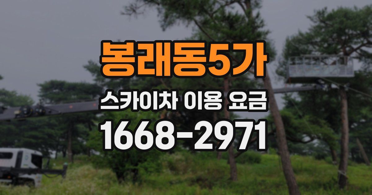 봉래동5가 스카이차 이용 요금