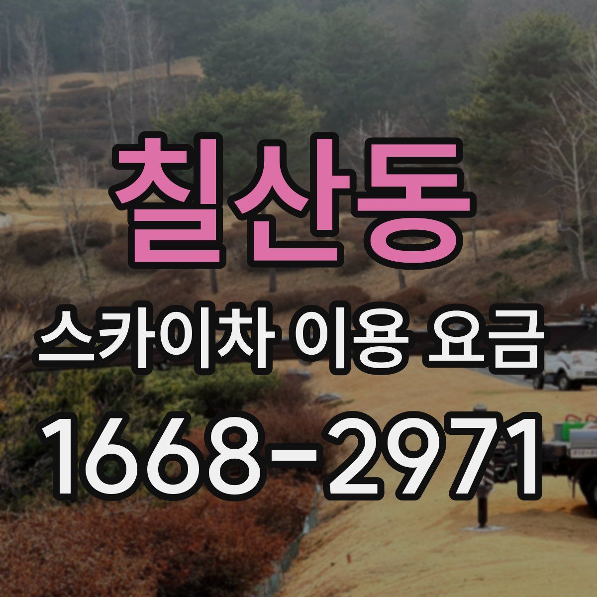 칠산동 스카이차 이용 요금