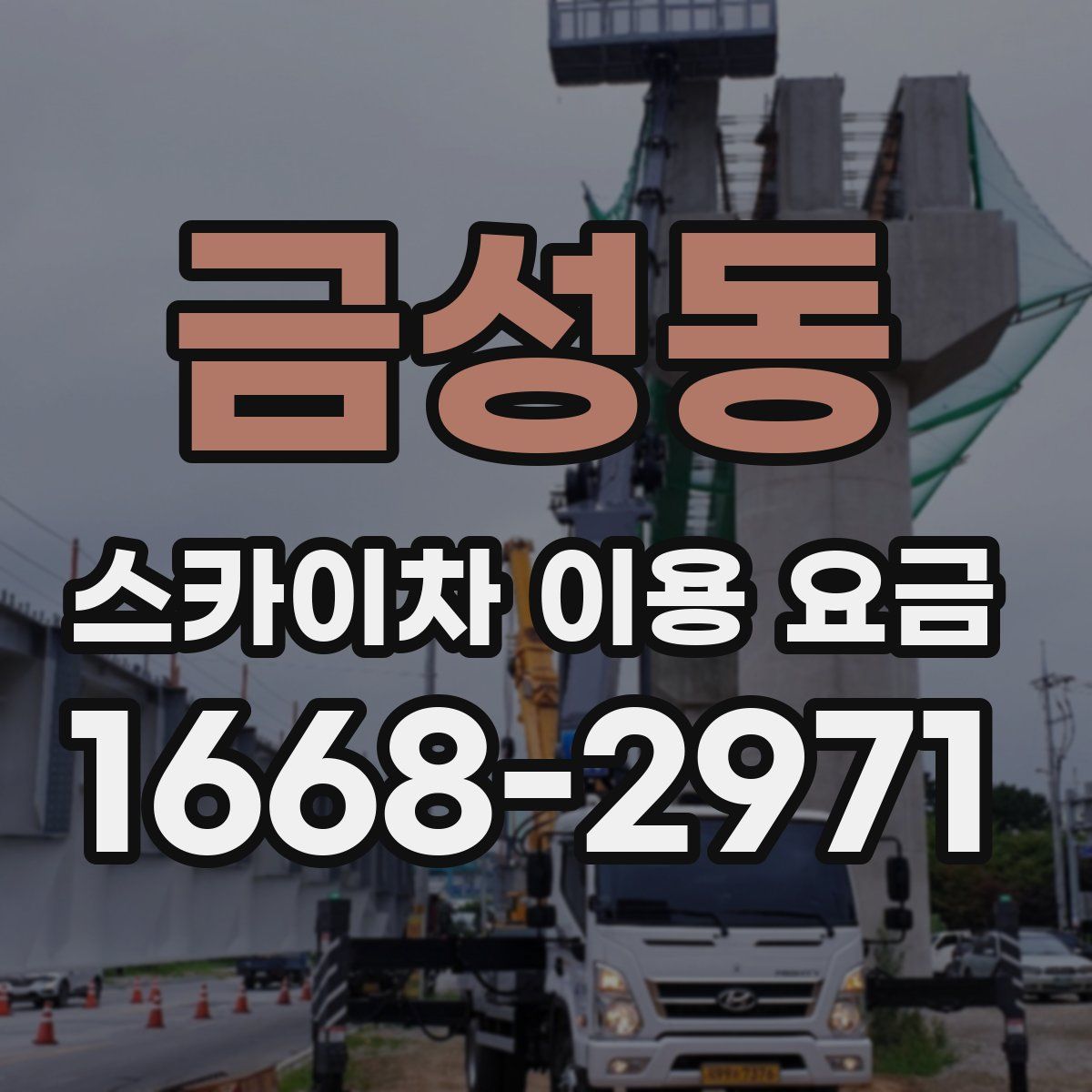 금성동 스카이차 이용 요금