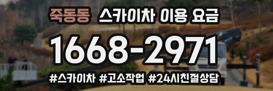 죽동동 스카이차 이용 요금