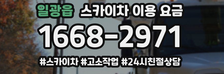 일광읍 스카이차 이용 요금