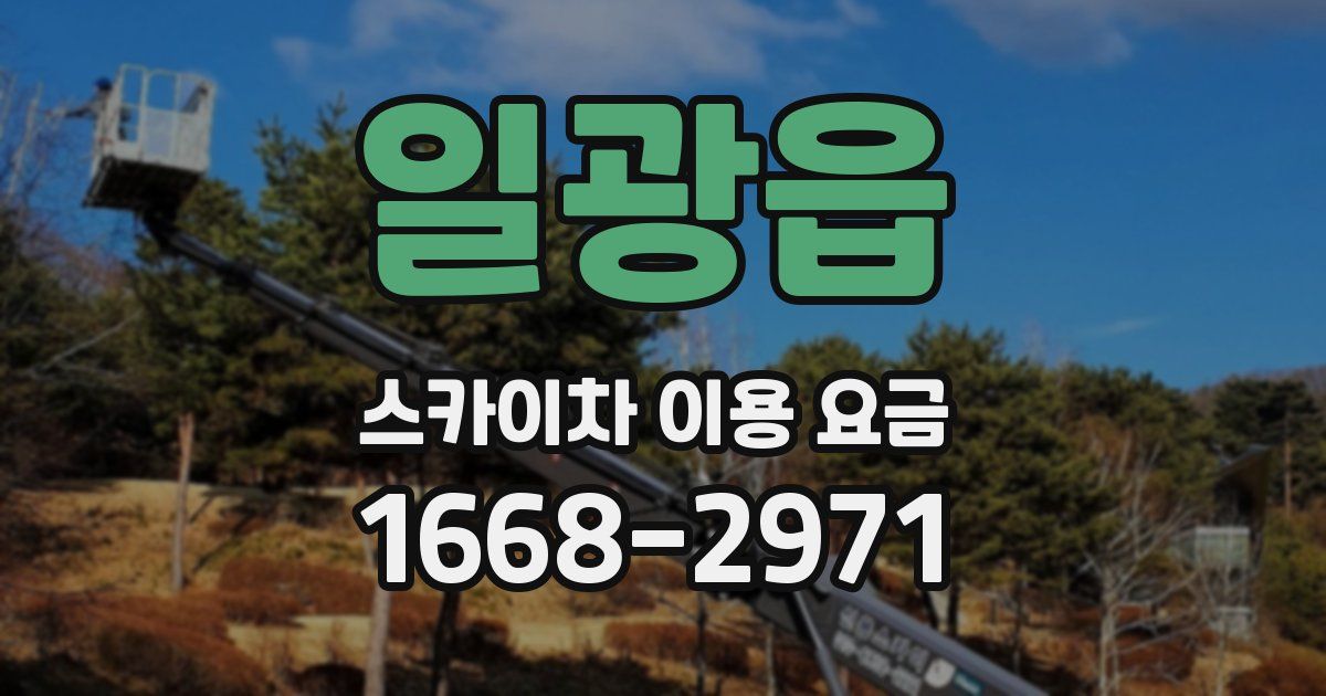 일광읍 스카이차 이용 요금