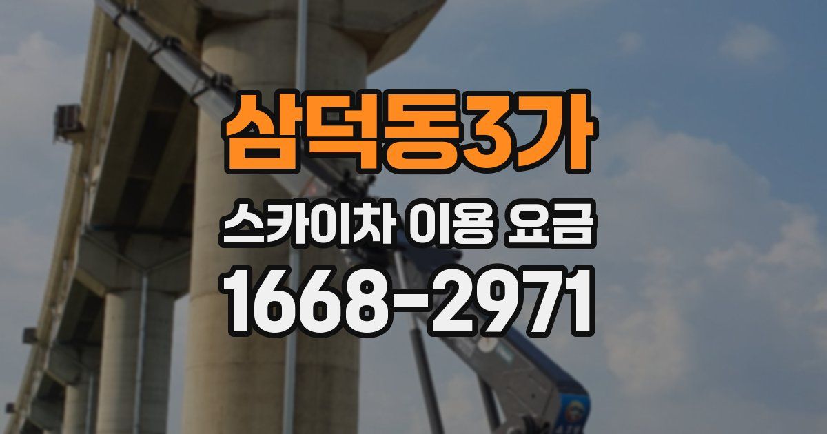 삼덕동3가 스카이차 이용 요금