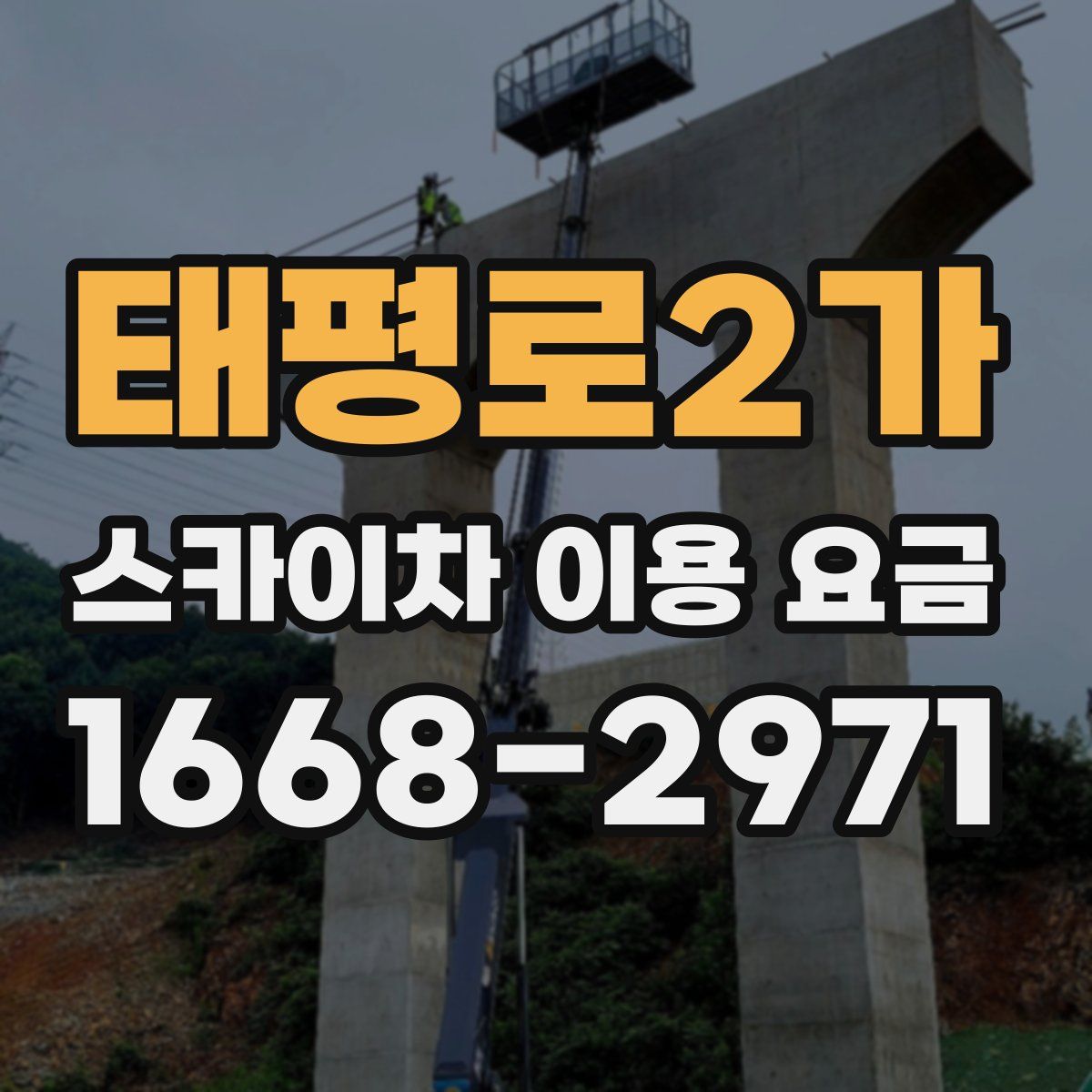 태평로2가 스카이차 이용 요금