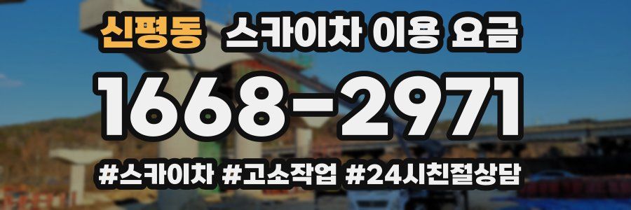 신평동 스카이차 이용 요금