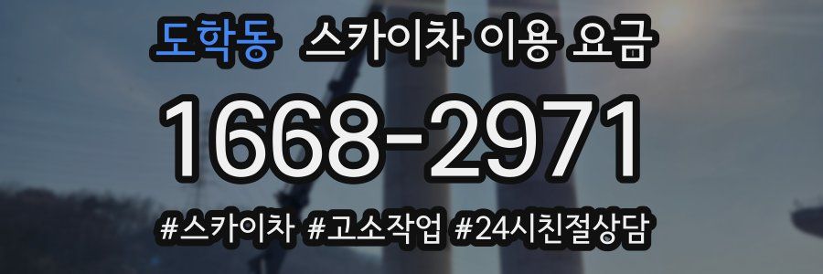 도학동 스카이차 이용 요금