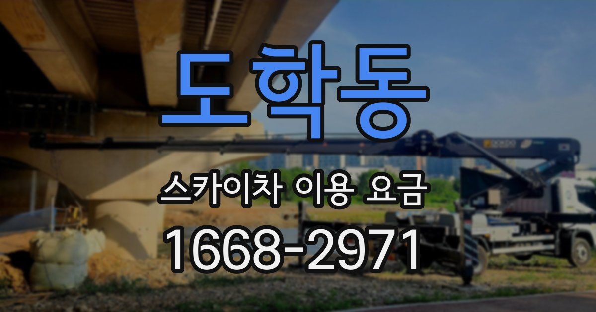 도학동 스카이차 이용 요금