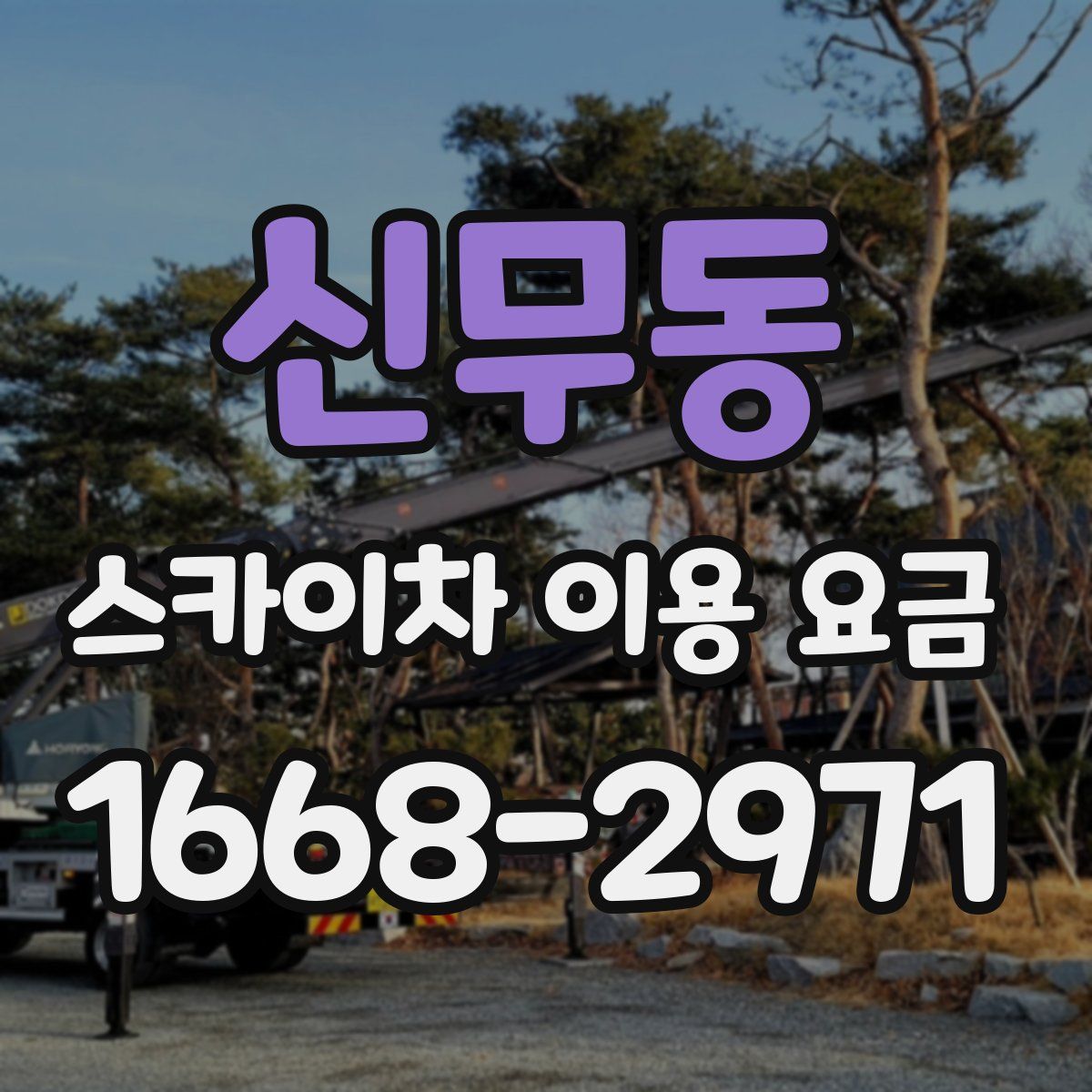 신무동 스카이차 이용 요금