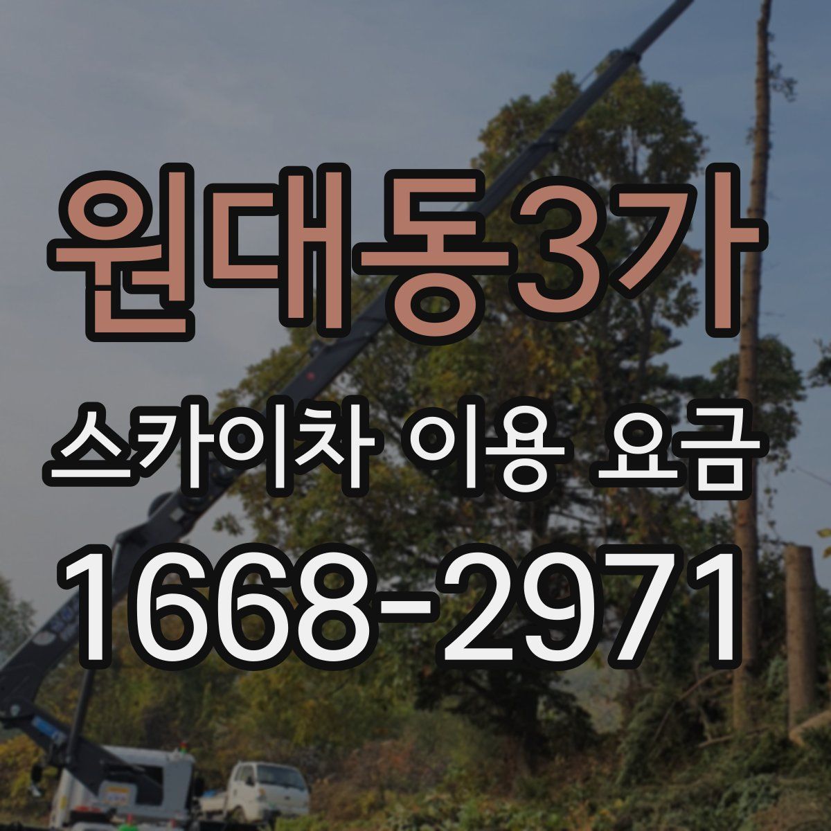 원대동3가 스카이차 이용 요금