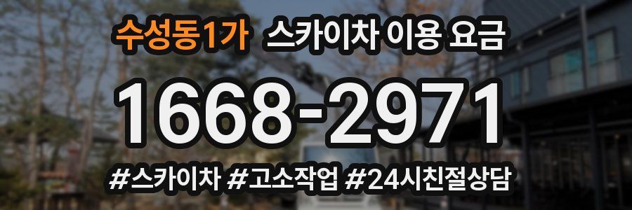 수성동1가 스카이차 이용 요금